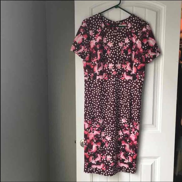 Eva Mendes Floral Midi Dress - Picture 2 of 2